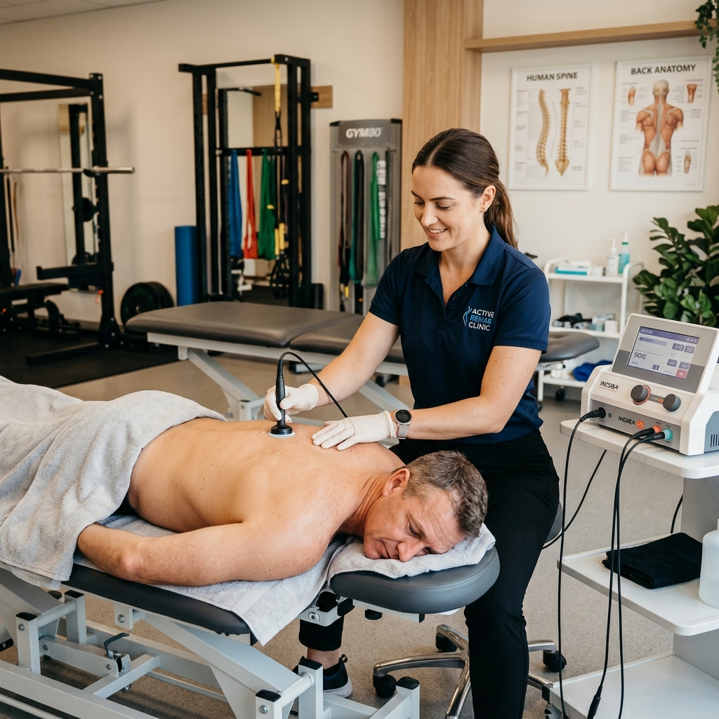 Physiotherapy rehabilitation session